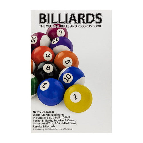 PBA Billiards The Official Rules and Records Book