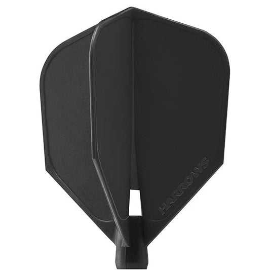Harrows Clic Dart Flights - Standard Black