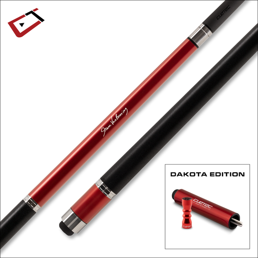 Cuetec Cynergy SVB Ruby Red Cue Dakota Edition