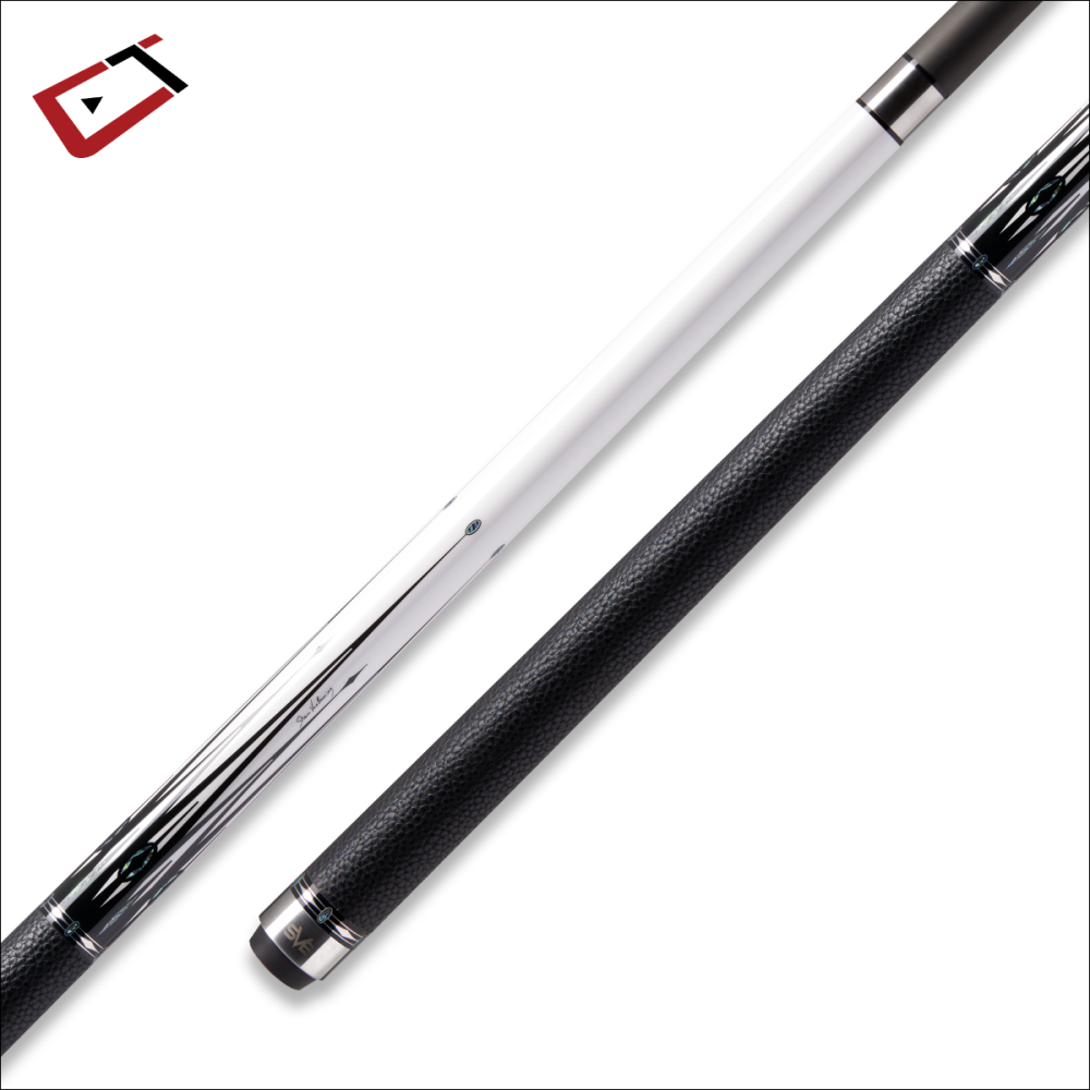 Cuetec Cynergy SVB II White, Leather Wrap (12.5mm Shaft)