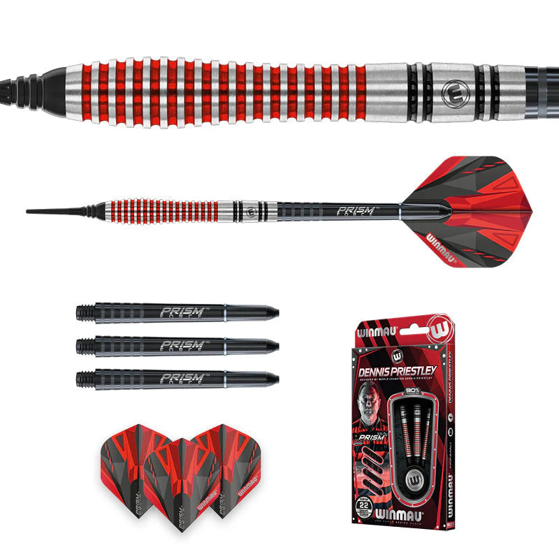 Winmau Dennis Priestley Soft Tip Dart Set - 22g
