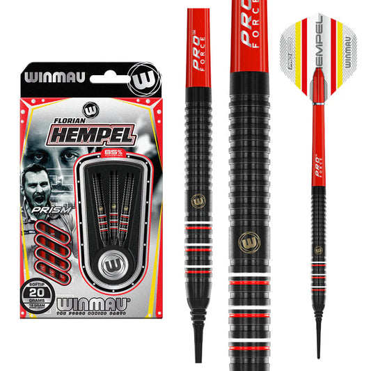 Winmau Florian Hempel Pro-Series 85% Tungsten 20g Dart Set