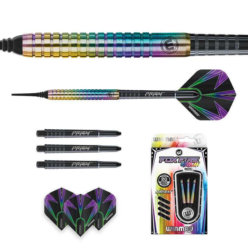 Winmau Foxfire Urban 80% Darts 18g B/W 20g F/W