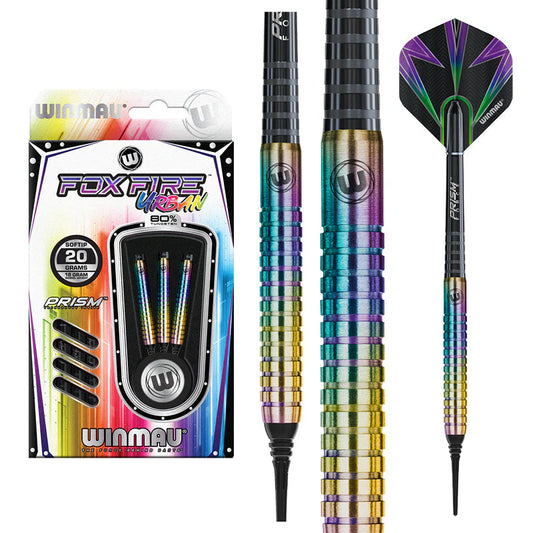 Winmau Foxfire Urban 80% Darts 18g B/W 20g F/W