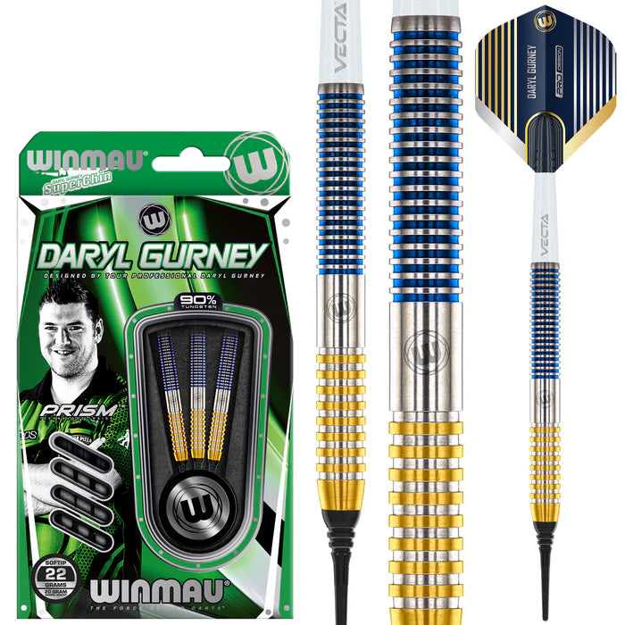 Winmau Daryl Gurney SC 1.0 Series Soft Tip Dart Set - 22g