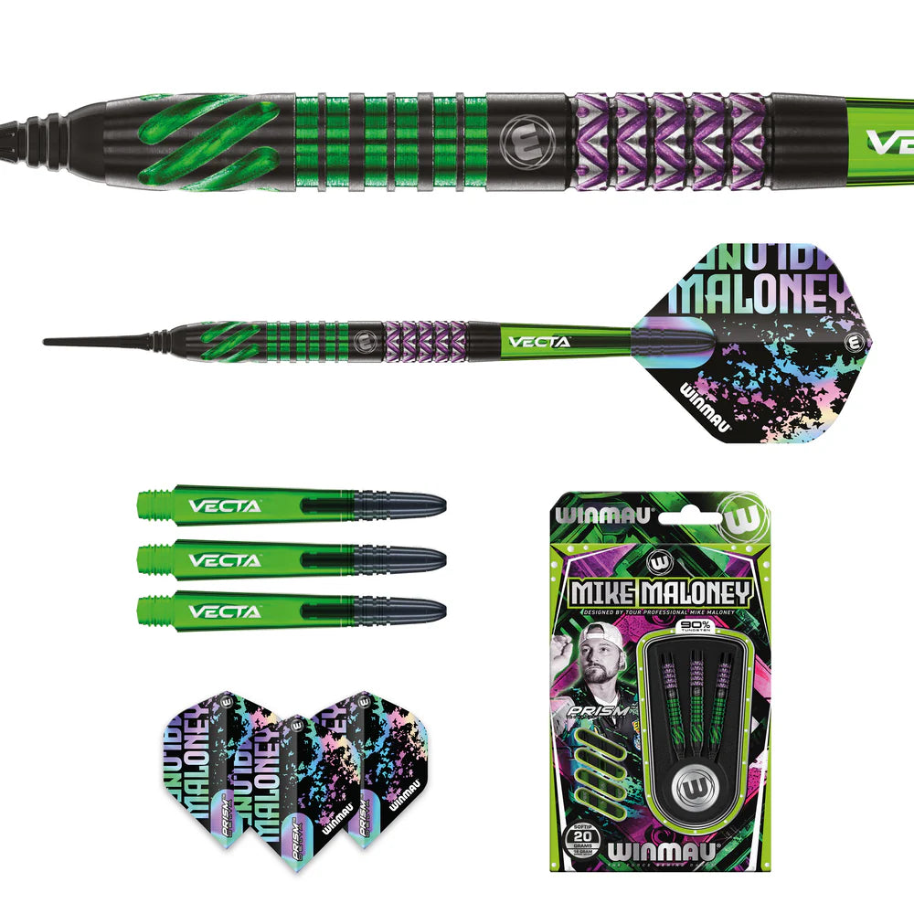Winmau Mike Maloney Soft Tip Darts - 20gm