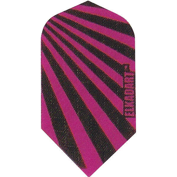 Nylon Dart Flights - Slim Pink & Black