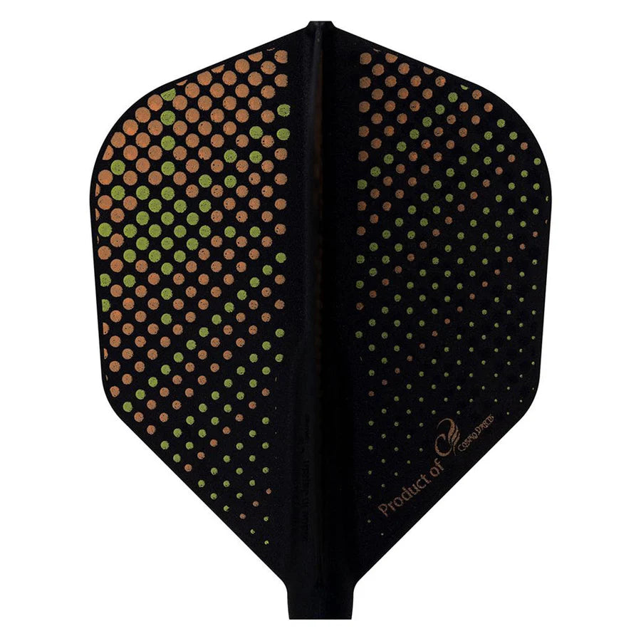 Fit Flight Orange Sunrise Dart Flights - Shape