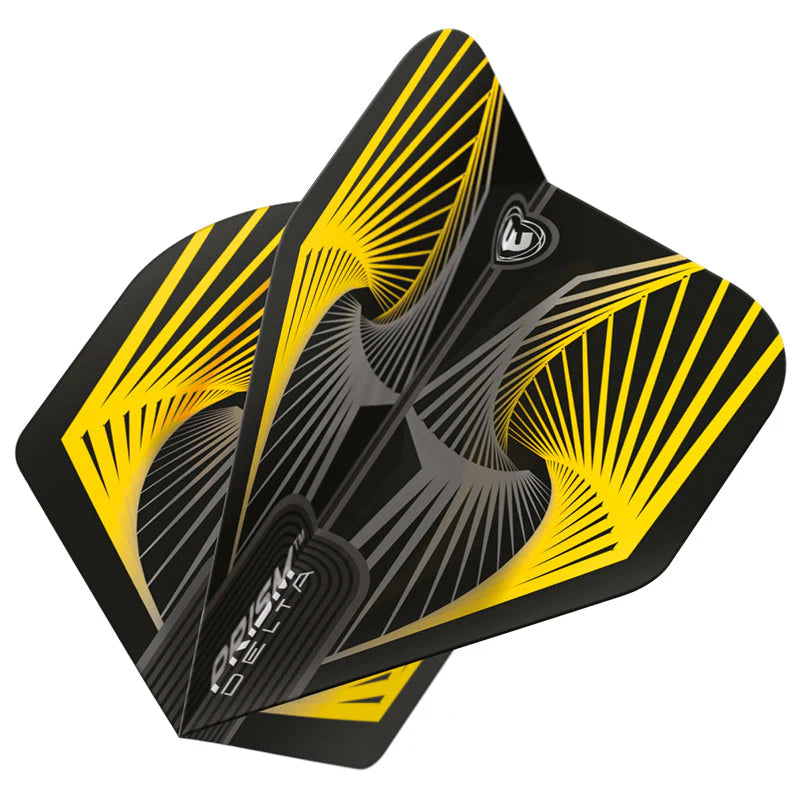 Winmau Yellow & Grey Prism Delta Standard Flight