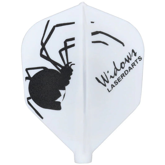 Laserdarts Fit Flight Widows Dart Flights - Shape White