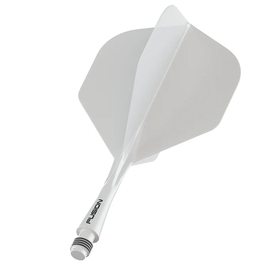 Winmau Fusion Integrated Medium White Flight & Shaft