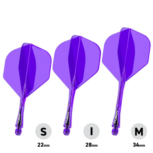 Winmau Fusion #2 Integrated Purple Flight & Shaft