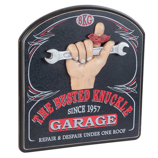 The Busted Knuckle Garage Pub Sign