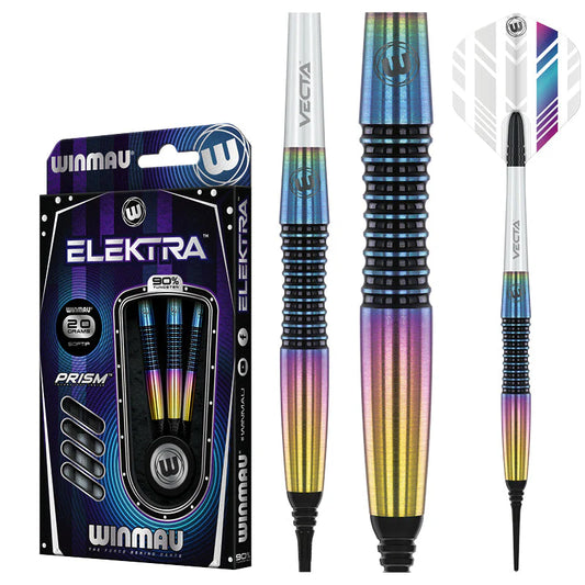 Winmau Elektra 90% Darts 18g B/W 20g F/W