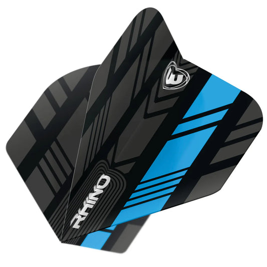 Winmau Black & Blue Rhino Standard Flights