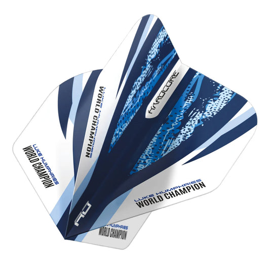 Red Dragon Luke Humphries White & Blue Hardcore Standard Flights