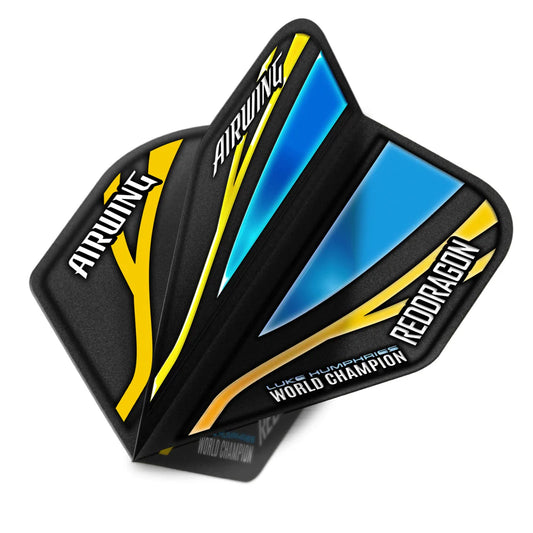Red Dragon Airwing Luke Humphries World Champion Moulded Black & Blue Standard Flights