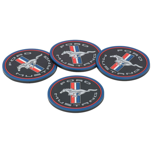 Mustang Rubber Coaster Set