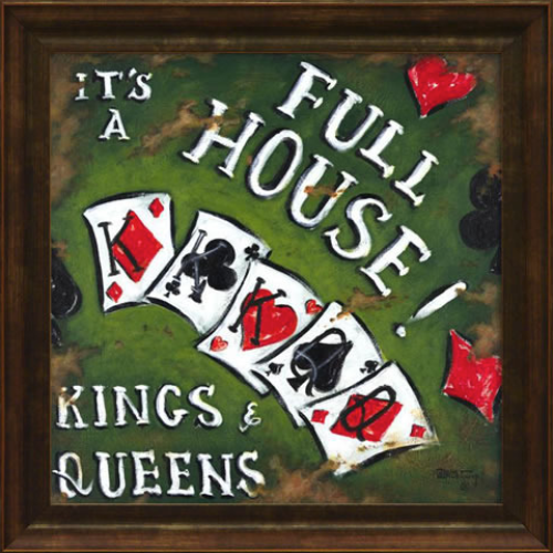 Dynamic-Full-House-Poker-Hand-Art-in-Elegant-Frame