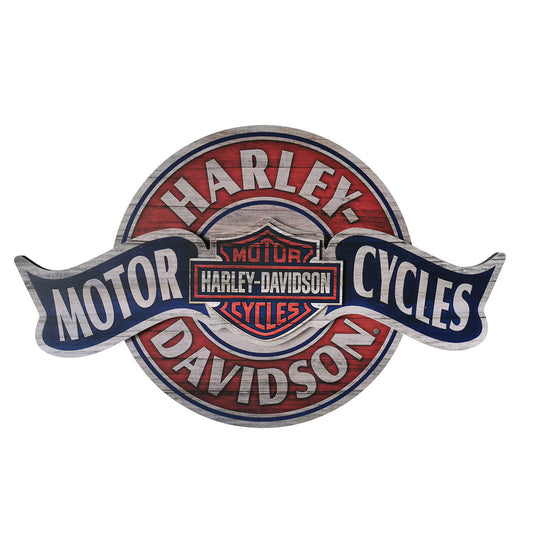 Harley Davidson Motorcycles Banner Pub Sign