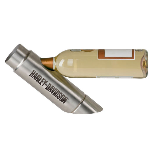 Harley Davidson Exhaust Pipe Wine Bottle Holder