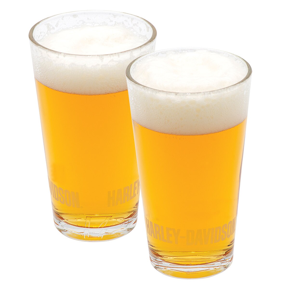 Harley Davidson Premier Pint Glass Set