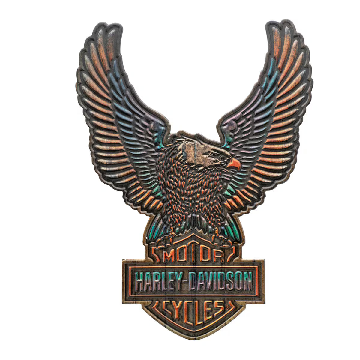 Harley Davidson Vivid B&S Eagle Outdoor Wall Décor