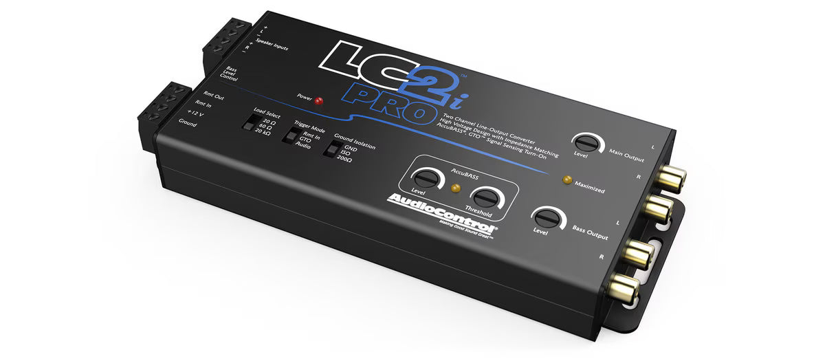 AudioControl 2-Channel Active Line Out Converter with Accubass & ACR-1