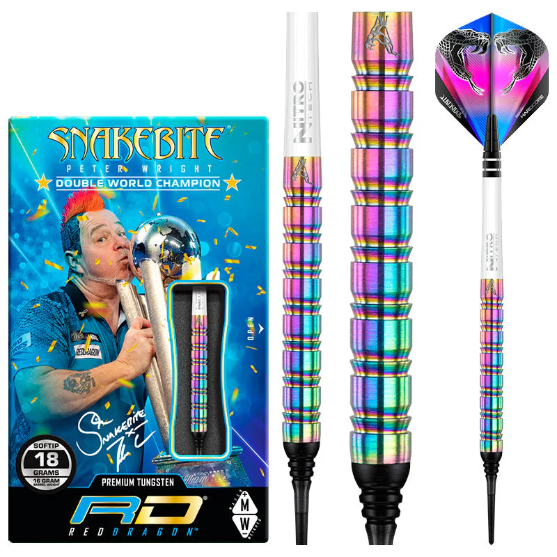 Red Dragon Peter Wright Snakebite 1 - 18g Dart Set