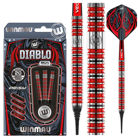 Winmau Diablo 2 Soft Tip Dart Set - 20g