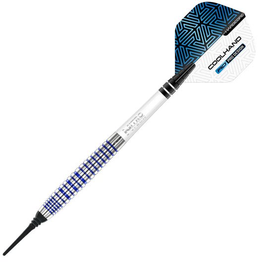 Red Dragon Luke Humphries TX3 Cool Blue Soft Tip Dart Set - 18g