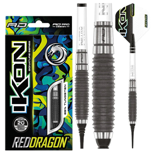 Red Dragon Ikon 1.3 Soft Tip Dart Set - 20g