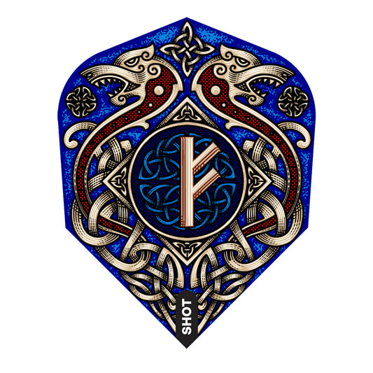 Shot Darts Viking Rannsaka Dart Flight Set- Small Standard