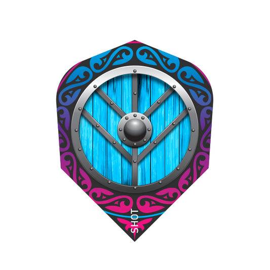 Shot Darts Viking Shield Maiden Dart Flight Set - Small Standard