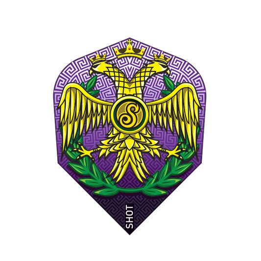 Shot Darts Roman Empire Caesar Dart Flight Set-Small Standard