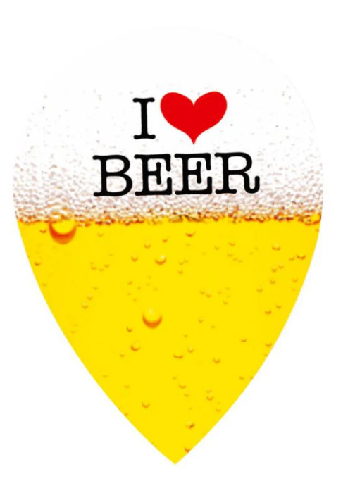 Viper V-75 Royal Hard Flights Teardrop I Love Beer