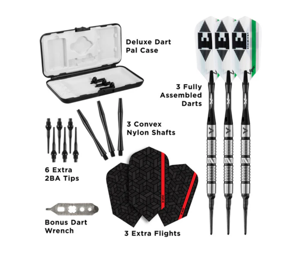 Viper Element 90% Tungsten Shark Fin Darts 18 Grams