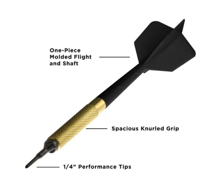 Viper Commercial Brass Bar Darts Set 13gm with Black Flight