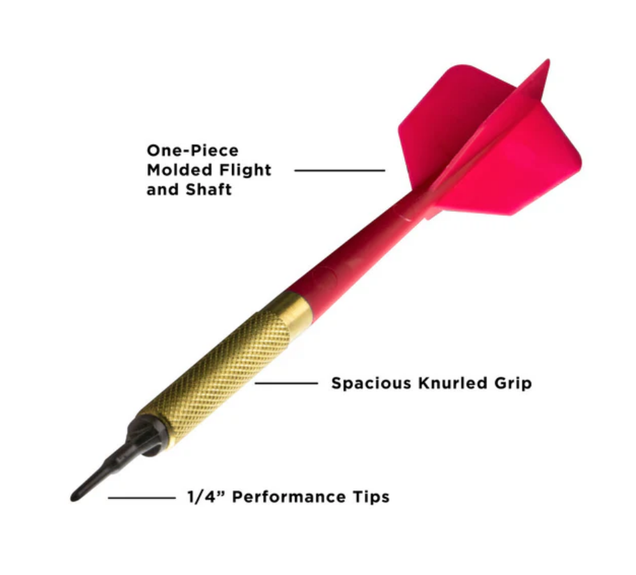 Viper Commercial Brass Bar Darts Set 13gm with Red Flight