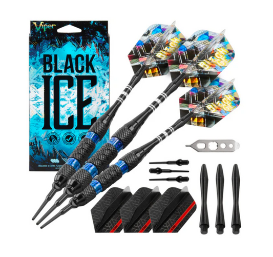 Viper Black Ice Silver Soft Tip Darts 16 Grams
