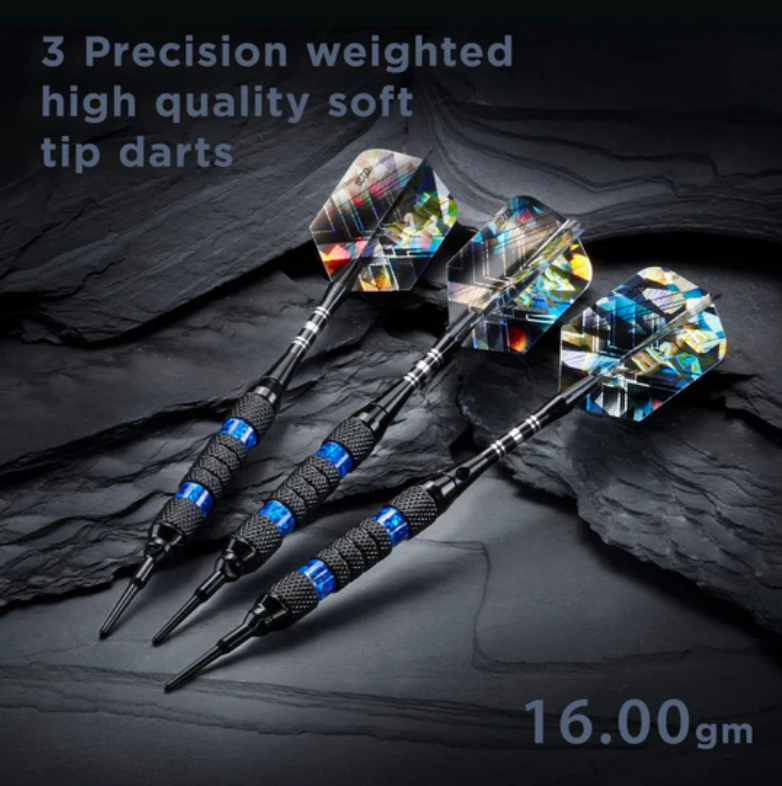 Viper Black Ice Silver Soft Tip Darts 16 Grams