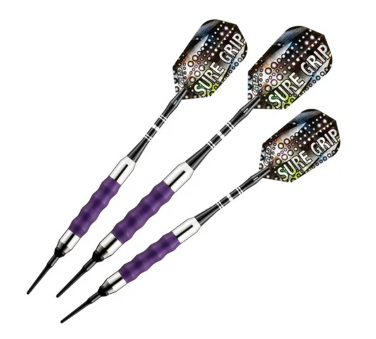 Viper Sure Grip Purple Soft Tip Darts 16gm