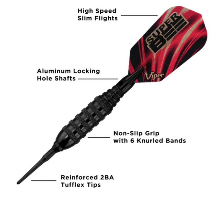 Viper Super Bee Black Darts16 Grams