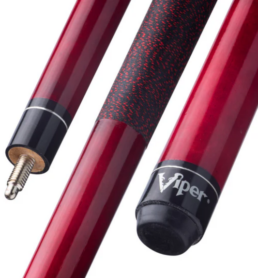 Viper Elite Series Red Wrapped Billiard/Pool Cue Stick -18oz