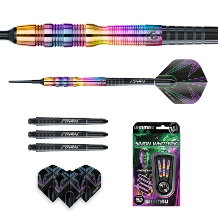 Winmau Simon Whitlock 90% Darts 16g B/W 18g F/W