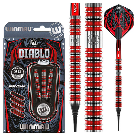 Winmau Diablo Soft Tip Dart Sets - 20g