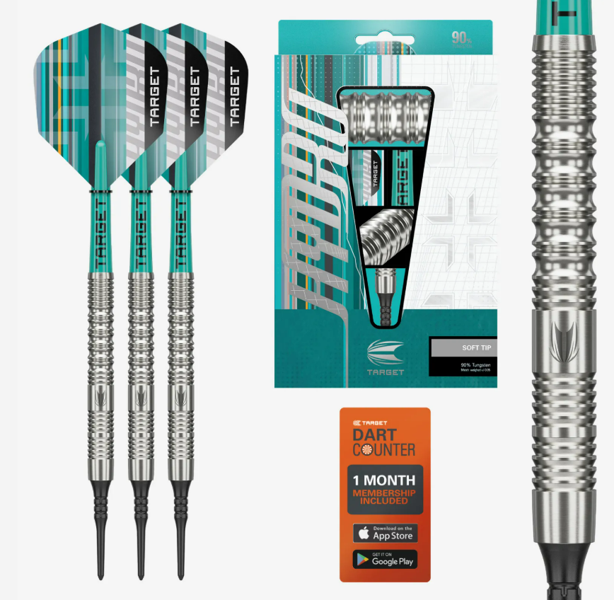 Target Darts Hydro 12 Soft Tip Dart Sets