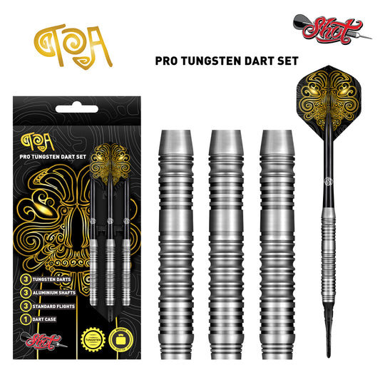 Shot Darts Toa Soft Tip Dart Set - 70% Tungsten 18gm