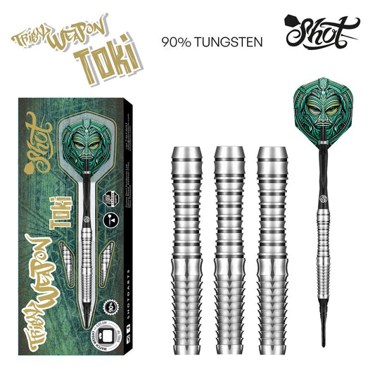Shot Darts Tribal Weapon Toki Soft Tip 90% Tungsten 20gm