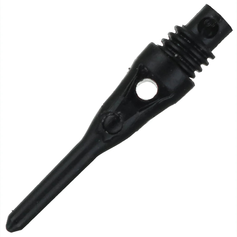 A-Z Darts GLD Tufflex SS Soft Tip Points - Black (50 Count)